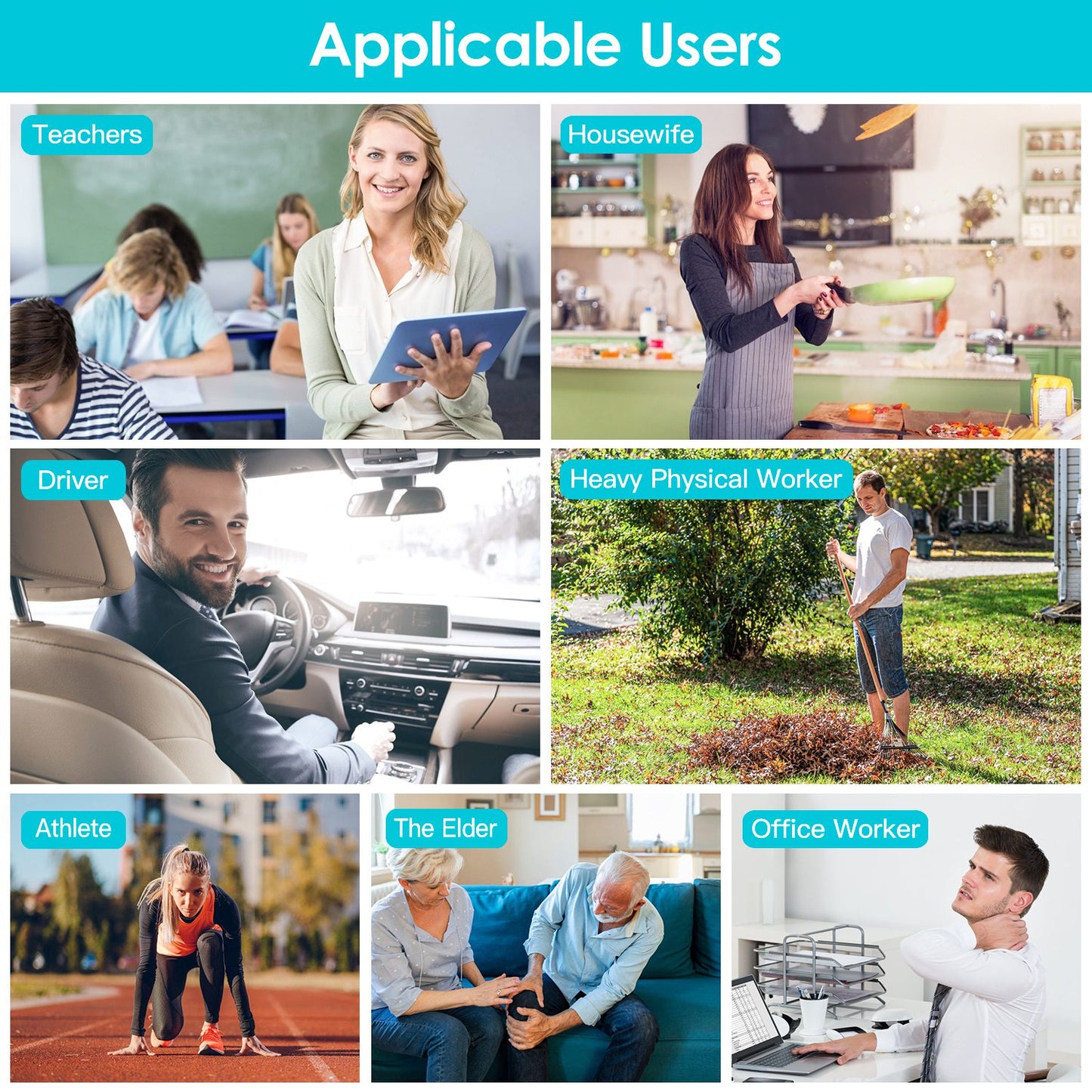 360° Neck & Shoulder Trigger Point Massager – Deep Tissue Pain Relief Roller