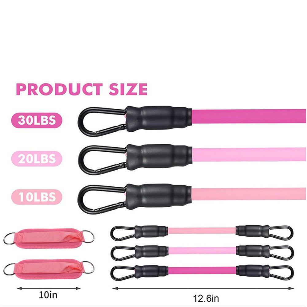 Booty Sculpt Pro™ Ankle Resistance Bands – Adjustable Glute & Leg Training Set