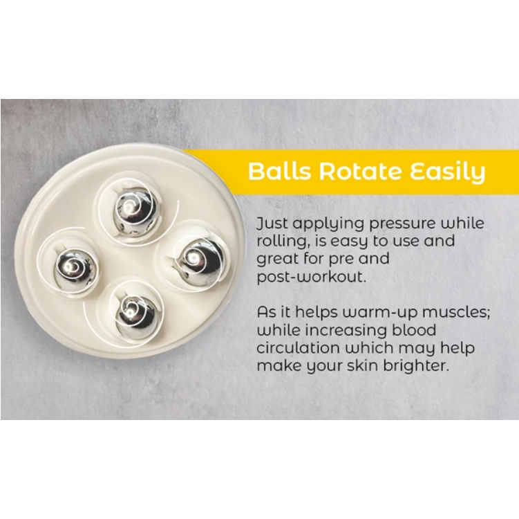 RollEase™ Body Massager – Manual Rolling Muscle Massager for Everyday Comfort