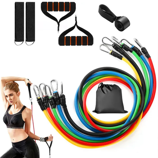 FlexBand™ 11-Piece Resistance Band Set — Up to 100 lbs