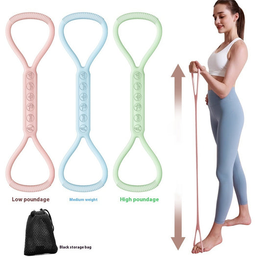 Figure 8 Resistance Band for Full Body Workout – Stretch Strap for Strength & Toning
